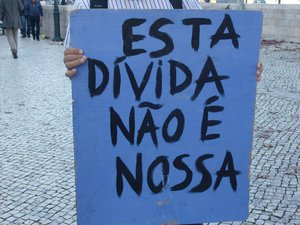 Esta dívida não é nossa