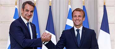 Κ. Μητσοτάκης - Ε. Μακρόν