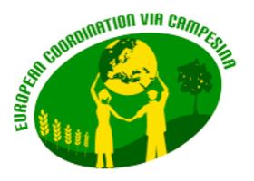 European coordination via campesina