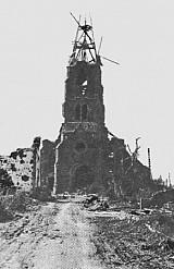 The church Vossenack ruins