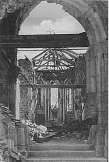 The church Vossenack ruins